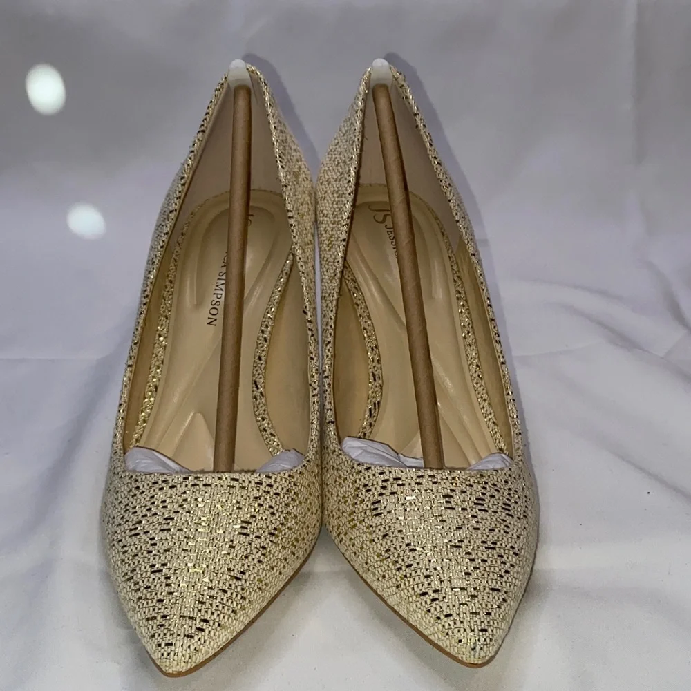 JS‎ Jessica Simpson Apelhan Womens Pointed Closed Toe Stiletto Heel Pumps
